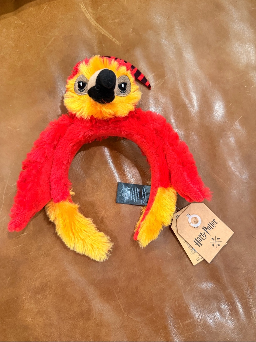Japan Universal- Harry Potter Phoenix Red & Yellow Plush Toy Headband